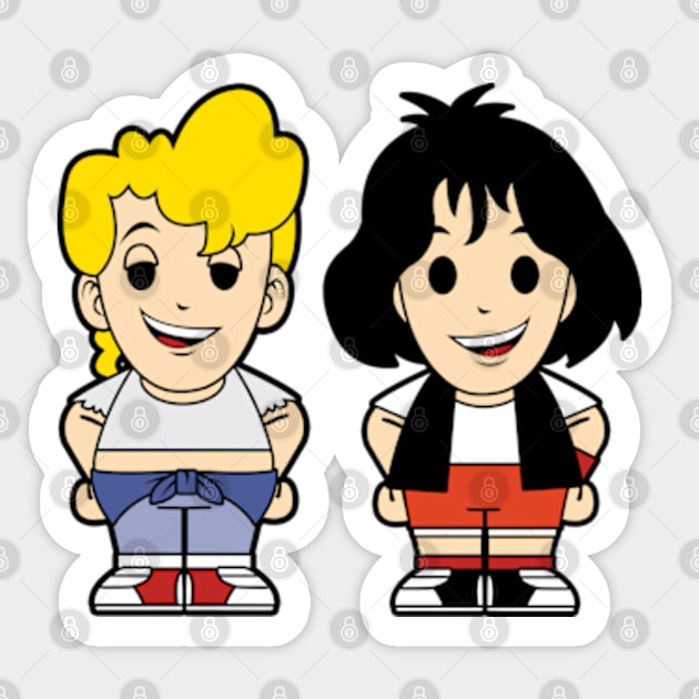 Bill and Ted Sticker by mighty corps studio